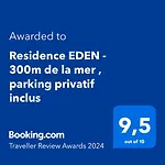 Eden - 300m De La Mer , Parking Privatif Inclus 아파트